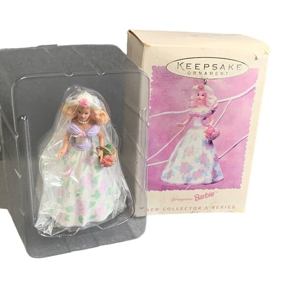 Hallmark Other - Hallmark 1995 Easter Keepsake Ornament Springtime Barbie New In Box Collector's
